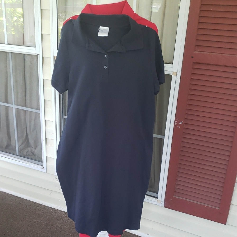 UNBRANDED Deck DRESS Made InTurkey Blue and Red Polo Dress ( 2 bundle)